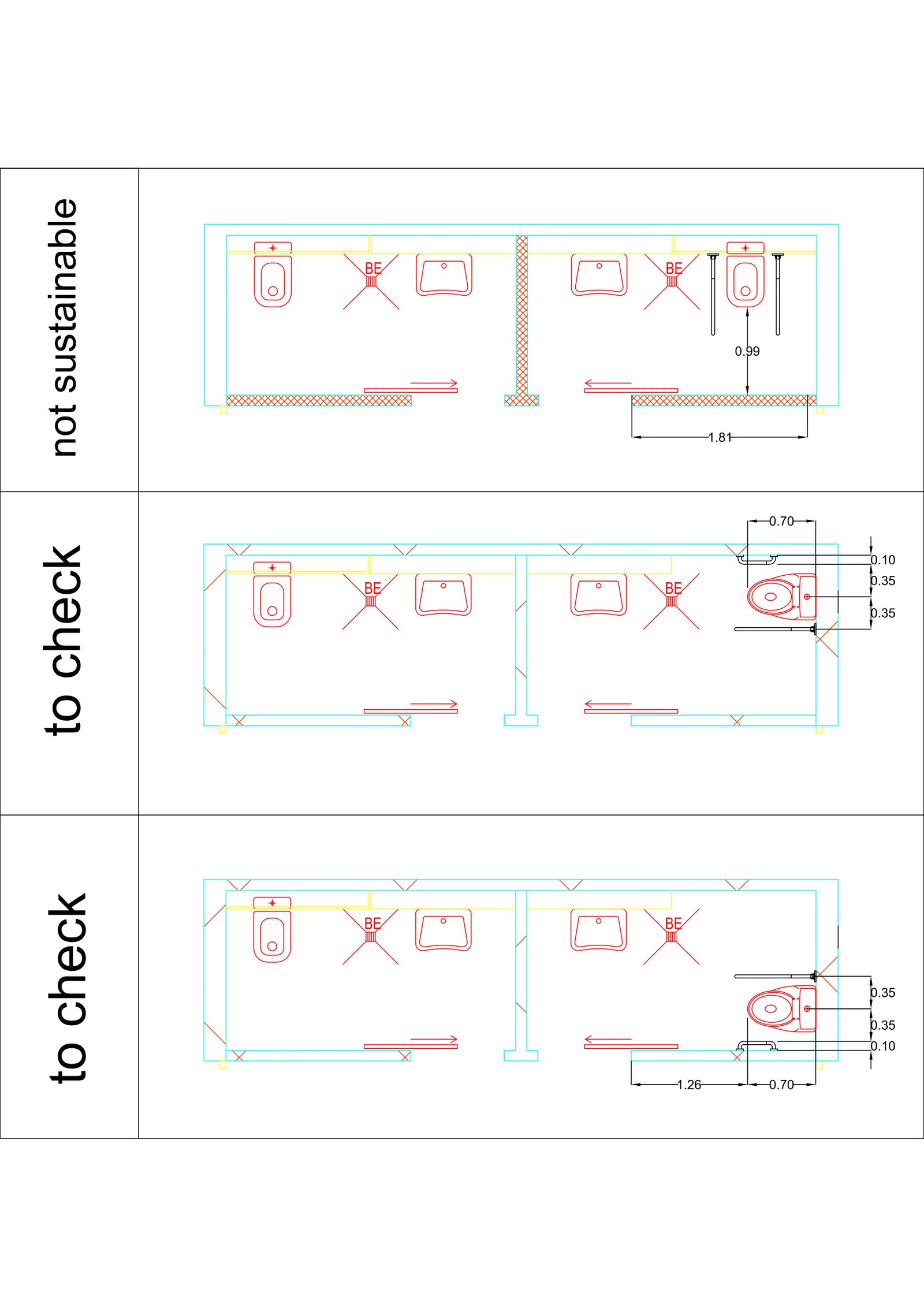 Plans PMR - Variante 1